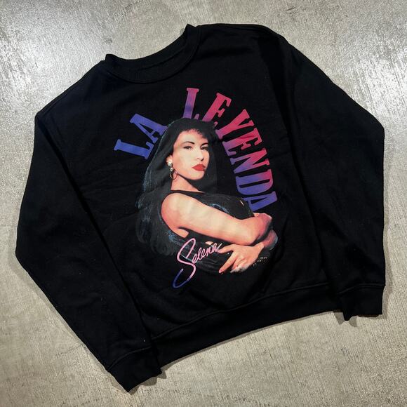 Selena La Leyenda Sweatshirt XS Black Merch Crewneck - Picture 1 of 6